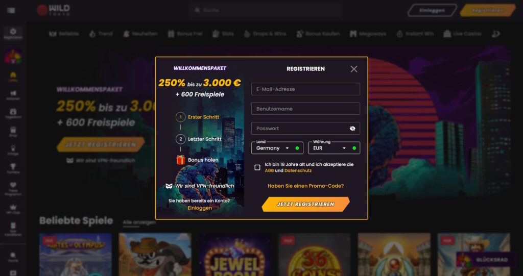 WildTokyo 10 Wild Tokyo Registrieren