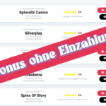 Liste bonus ohne einzahlung