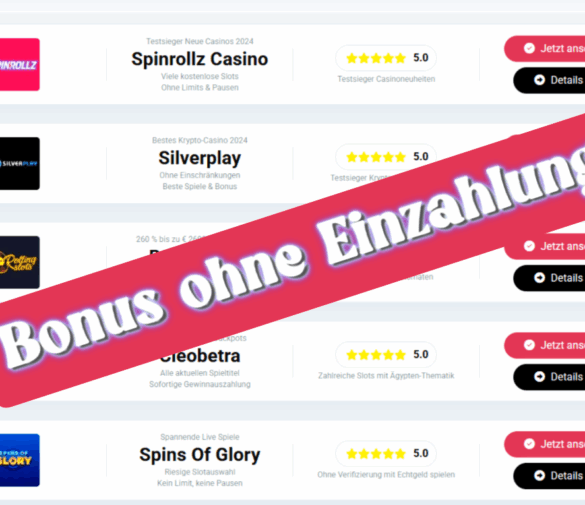 Technik-Magazin, Ratgeber und News 3 Beste neue Online Casinos mit Startguthaben ohne Einzahlung