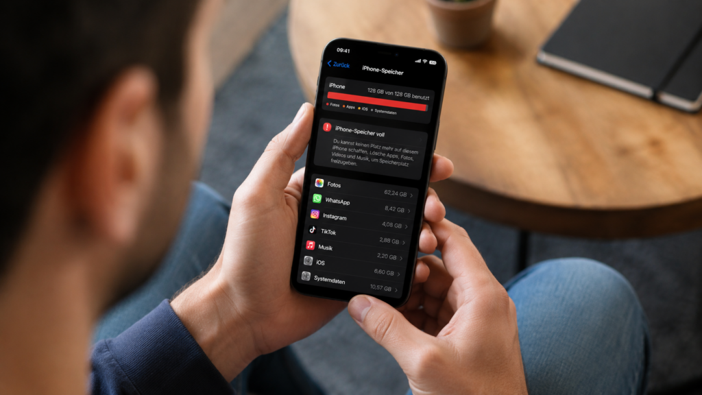 iPhone Speicher voll: Mit diesen Tipps wird schnell wieder Platz frei 1 ChatGPT Image 22. Aug. 2026 20 48 57